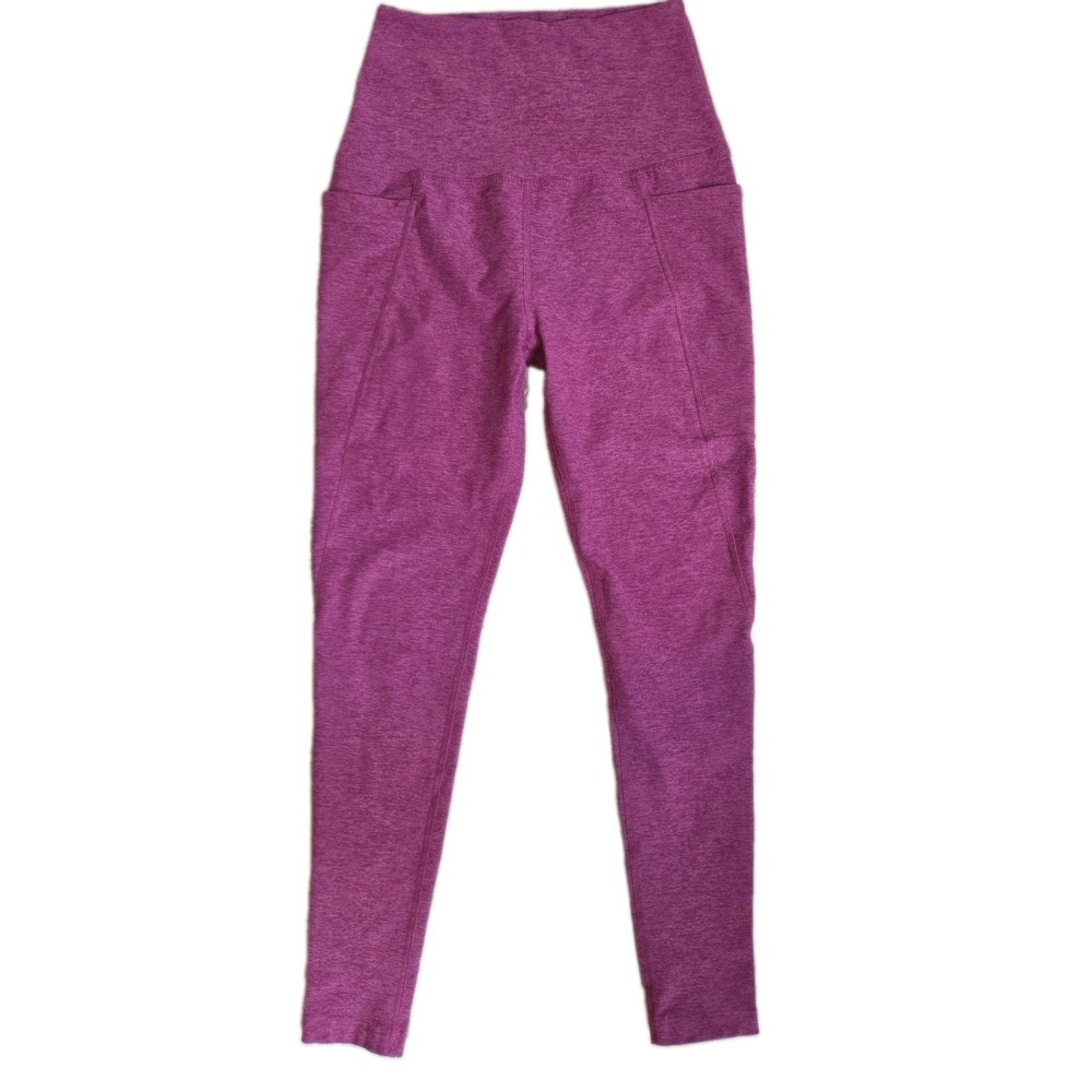 Beyond Yoga Mauve Leggings Womens XS Stretchy Super Soft Knit